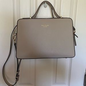 Grey + Black Kate Spade Purse